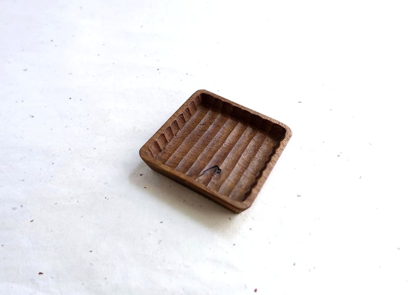 栗(クリ) の豆我谷盆 | 明野の小さなお盆や