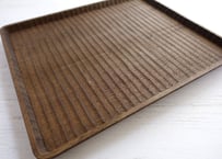 我谷盆　No.20 我谷盆 栗 20×9×2cm ナチュラル | 明野の小さなお盆や
