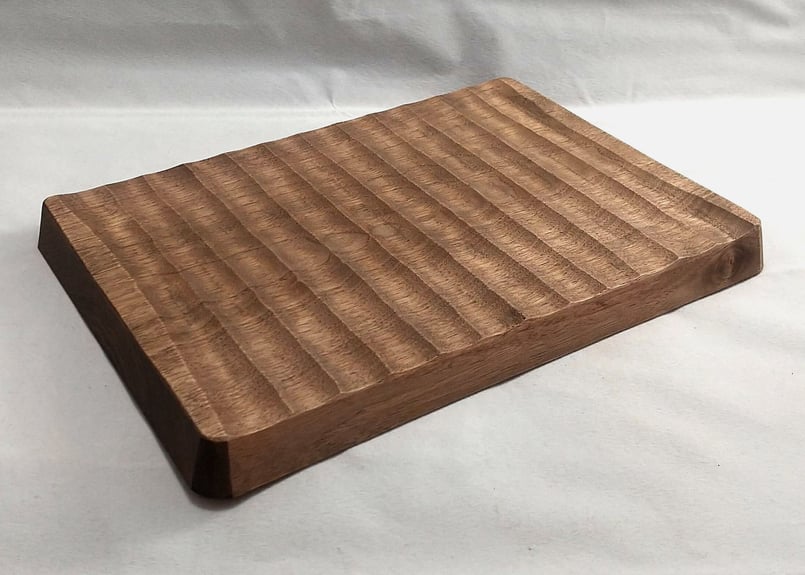 予約商品】我谷盆 #185 胡桃 30×21×2.5cm ブラウン No327 | 明野