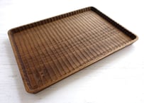 【お値下げ‼️⠀】我谷盆 栗材 1 予約商品】我谷盆 #162 栗 30×30×2.5 cm ブラウン No265 | 明野