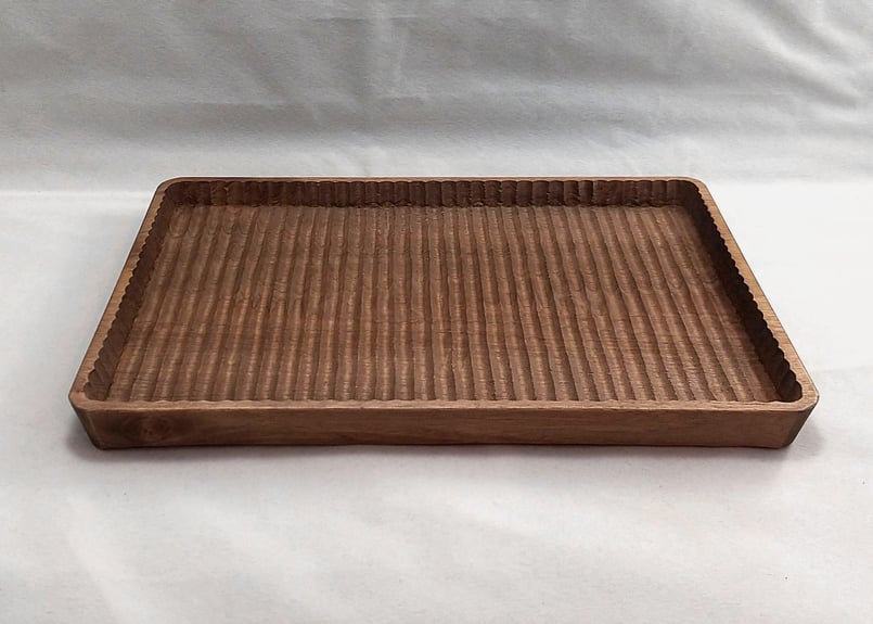 予約商品】我谷盆 #185 胡桃 30×21×2.5cm ブラウン No327 | 明野 予約商品】我谷盆 #185 胡桃 30×21×2.5cm ブラウン No327 | 明野