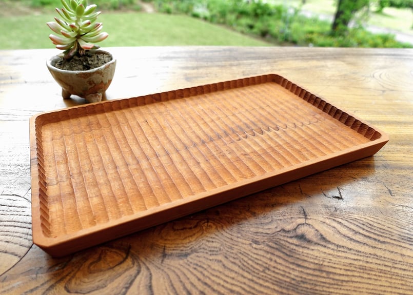 我谷風盆　約32cm×約22.5cm×約3.5cm 我谷盆 - sloa