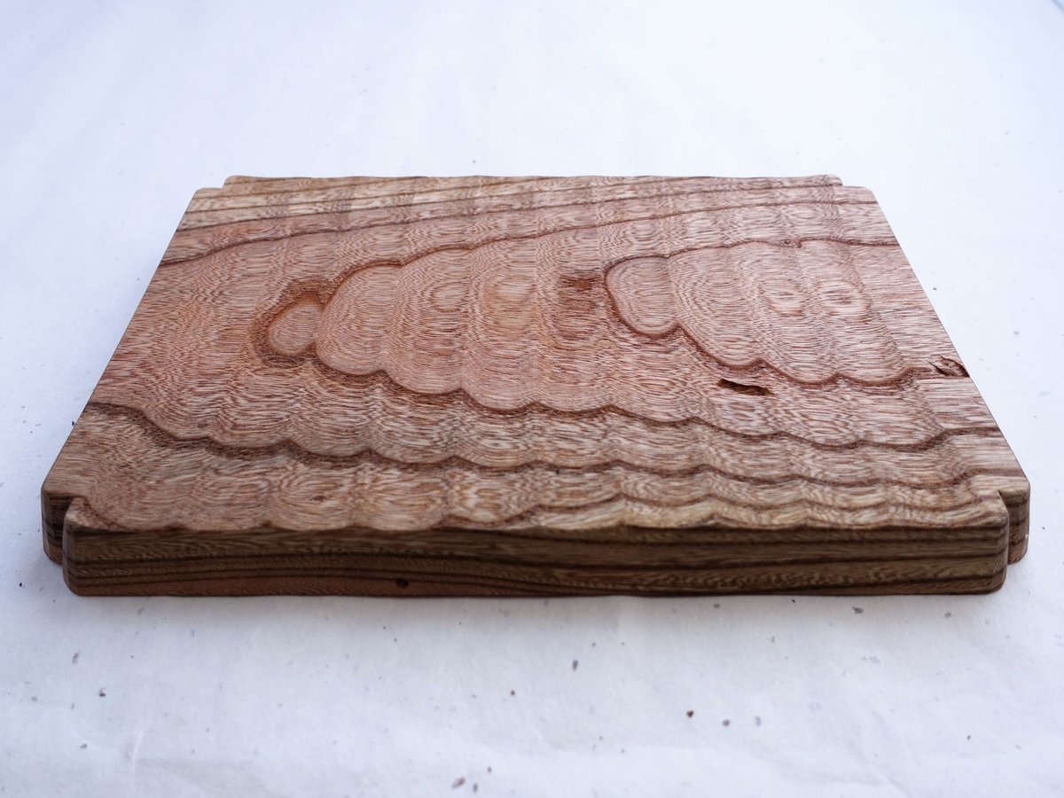 ご予約商品】入隅 我谷盆 欅 30×20×2.5cm ナチュラル | 明野の小さなお盆や