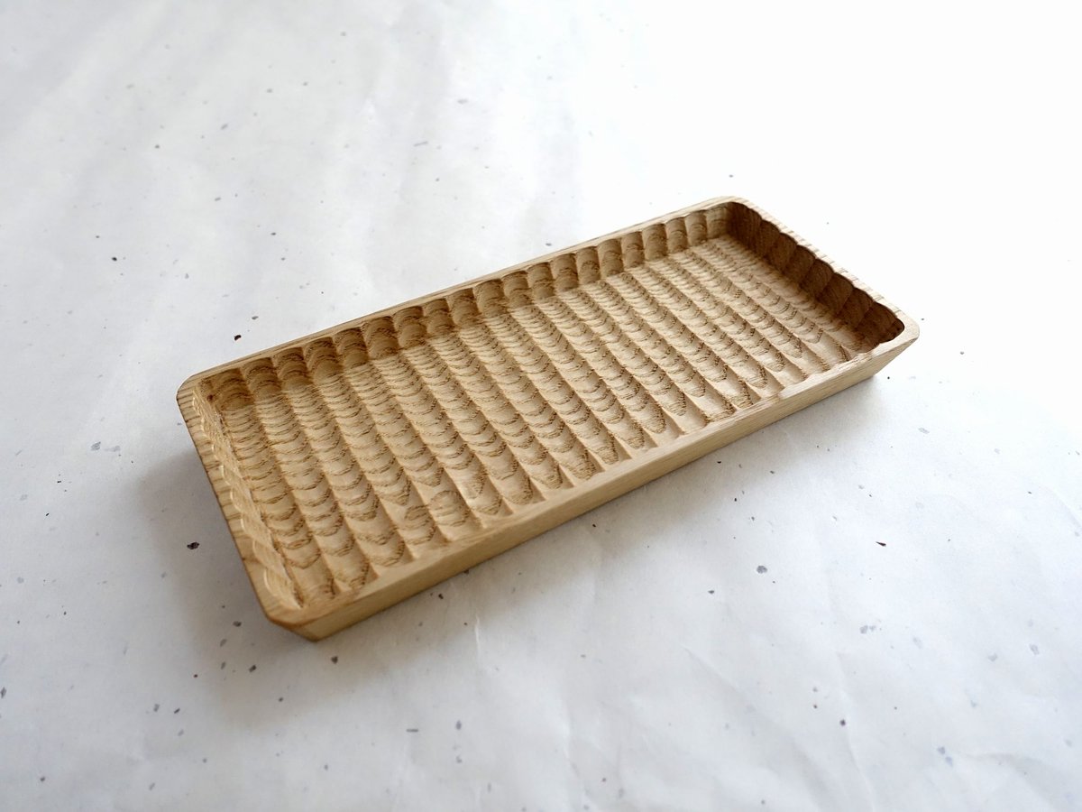 落合芝地　我谷盆　お盆　トレイ　栗　茶器　酒器 fit=scale-down,w=1200