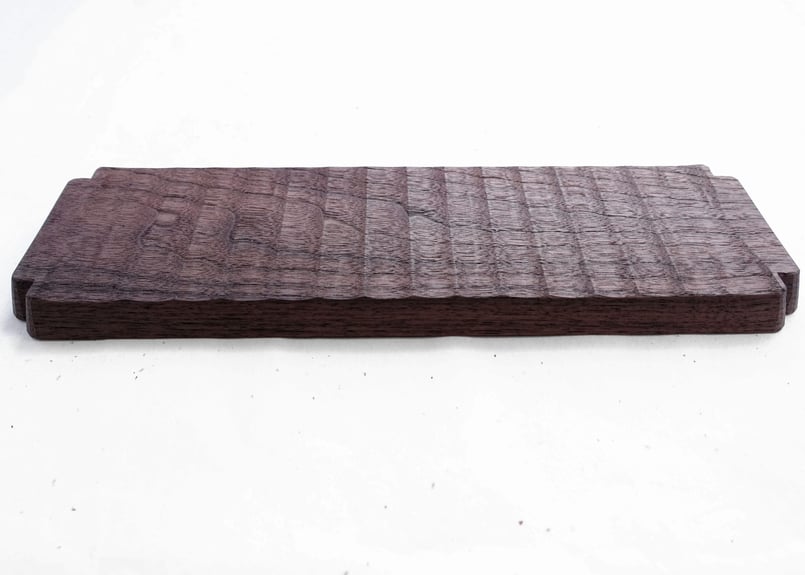 ご予約商品】入隅 我谷盆 ウォルナット 36×11×2cm ナチュラル | 明野の