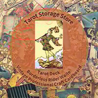 Tarot Deck Borderless Rider Waite Vintage Professional Cardboard（タロットボーダレスウェイトヴィンテージ）