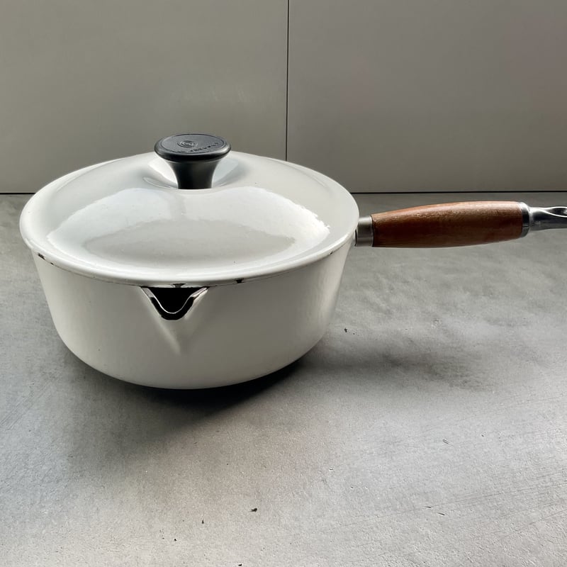 1950年代 フランス製 Le Creuset鍋/Wood持手20cm(D) | griott