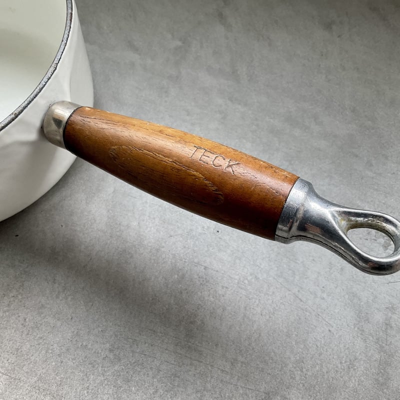 1950年代 フランス製 Le Creuset鍋/Wood持手16cm(H) | griott