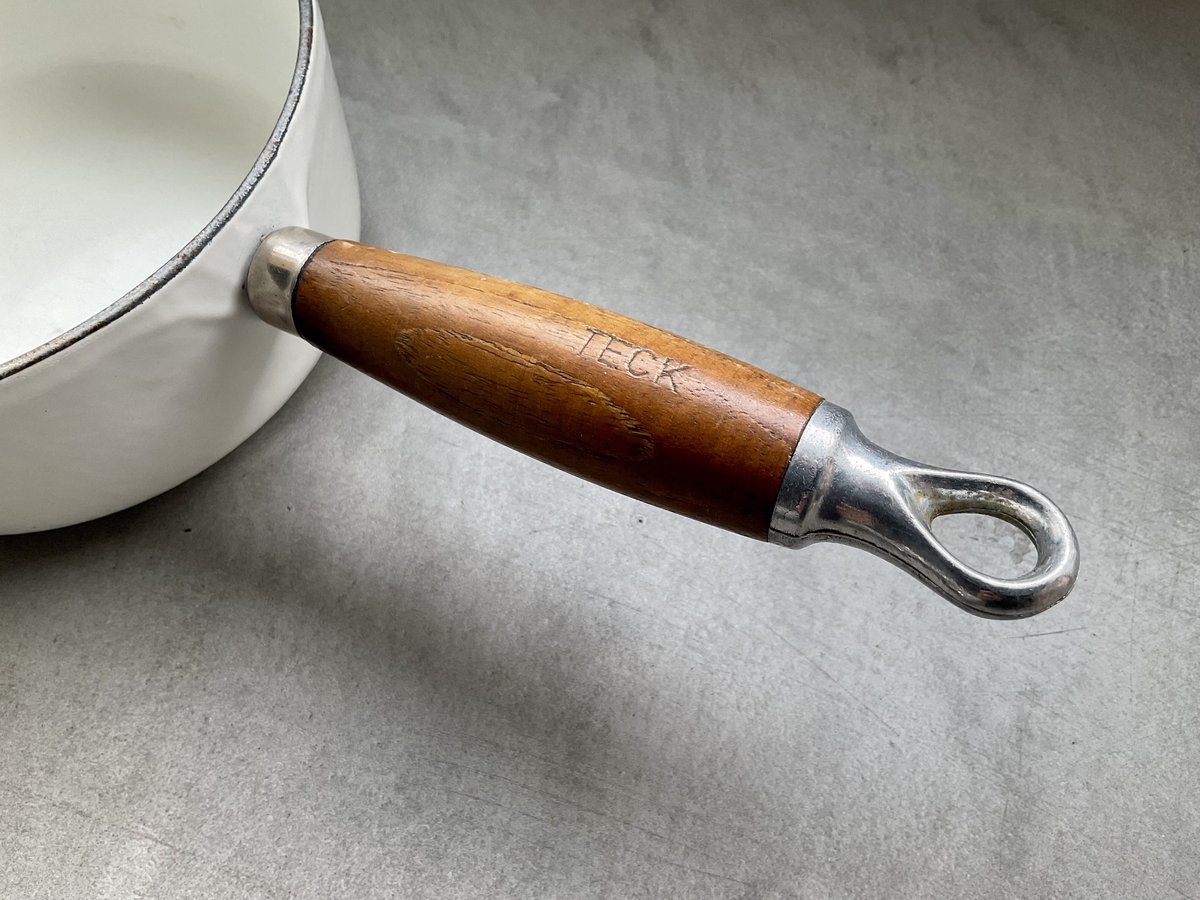1950年代 フランス製 Le Creuset鍋/Wood持手16cm(H) | griott
