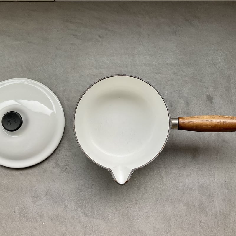 1950年代 フランス製 Le Creuset鍋/Wood持手16cm(H) | griott