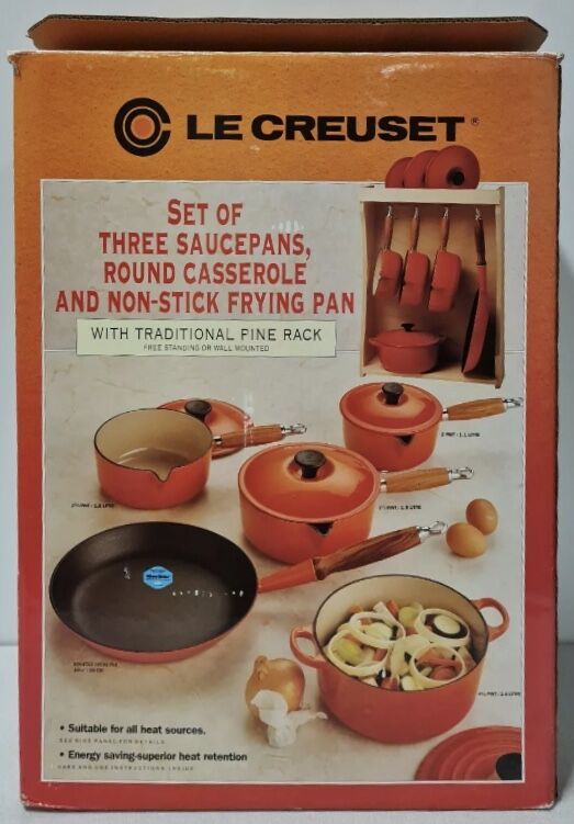 1950年代 フランス製 Le Creuset鍋/Wood持手16cm(H) | griott