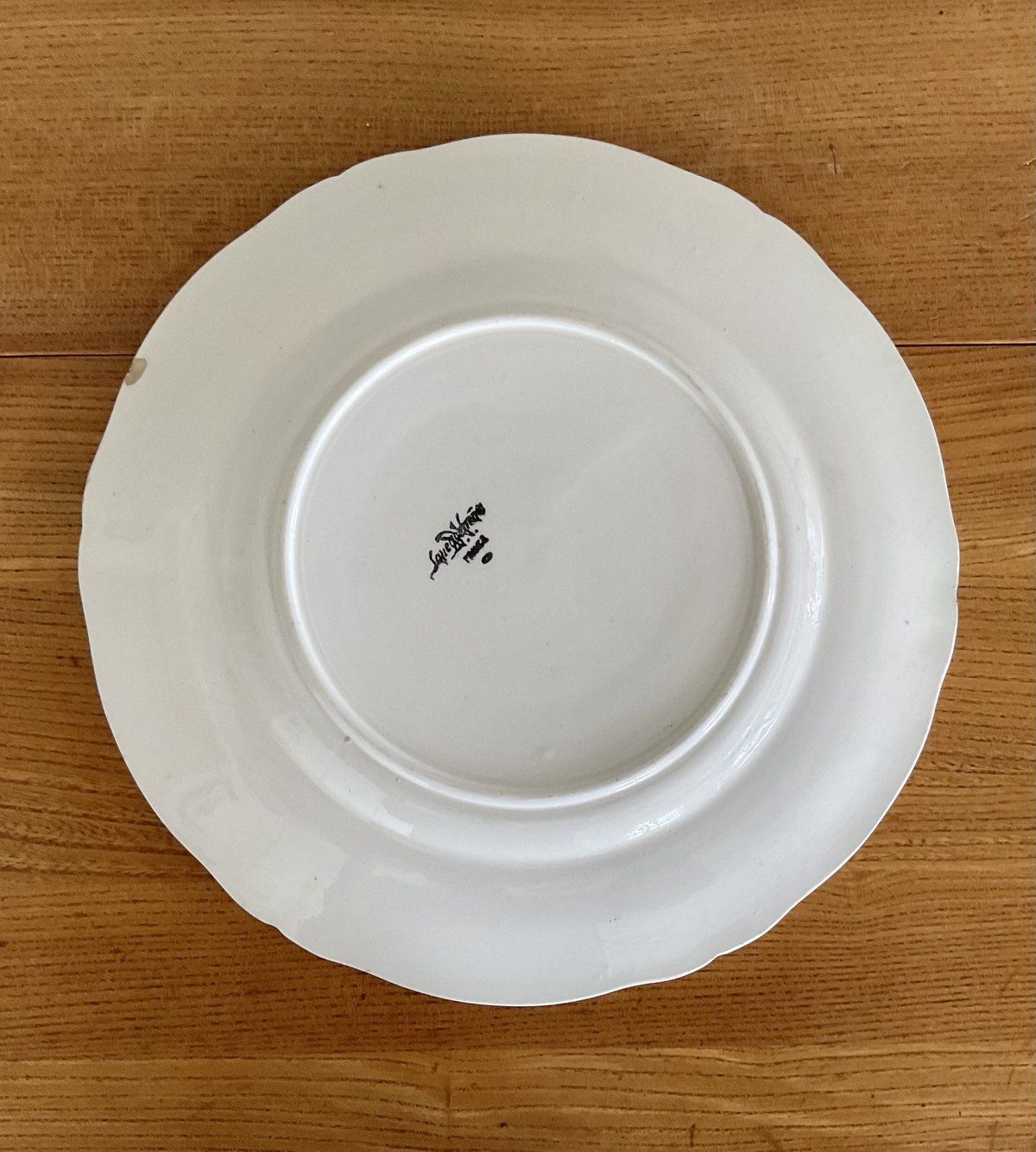 1940年代 フランス製DIGOIN&SARREGUEMINES-White Plate | 