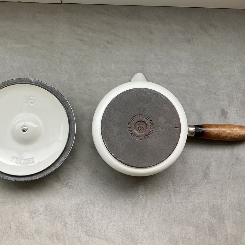 フランス製　ヴィンテージ　鍋 1950年代 フランス製 Le Creuset鍋/Wood持手16cm(H) | griott