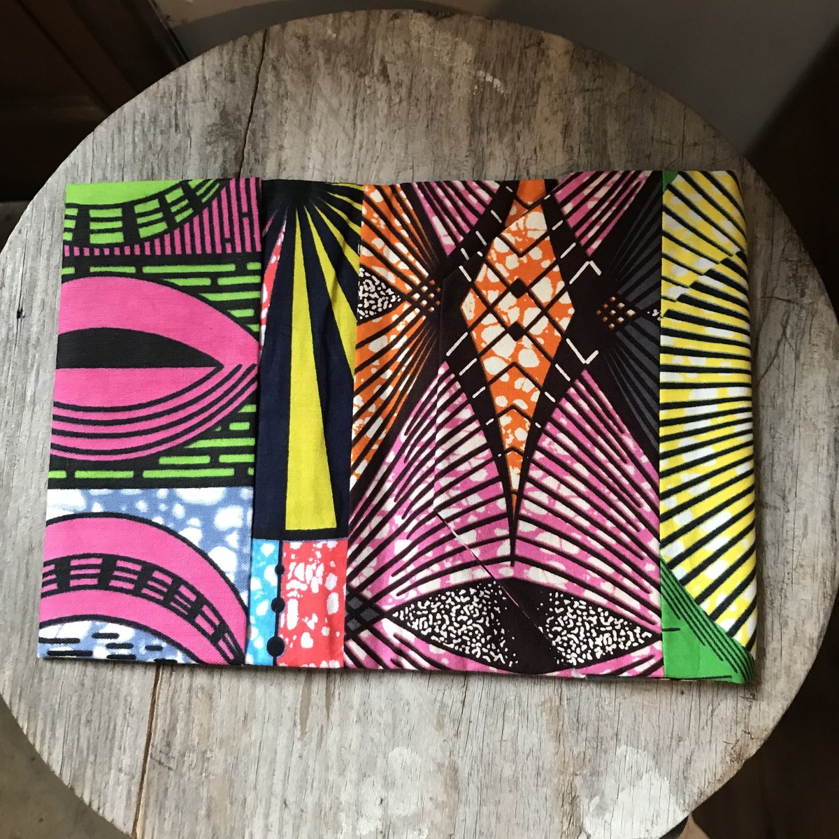 アフリカ布のブックカバー 文庫本サイズ | マル印ノモト