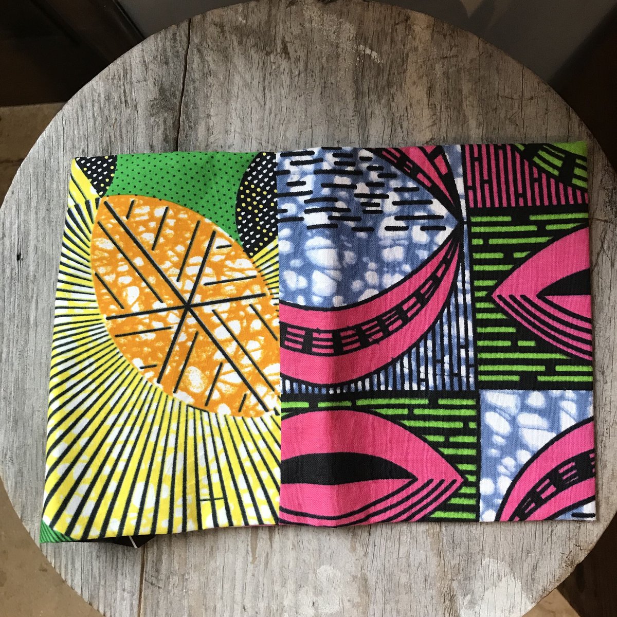 アフリカ布のブックカバー 文庫本サイズ | マル印ノモト