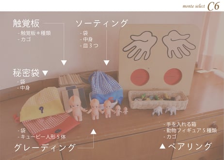 monte select C6　感覚教具にふれてみよう