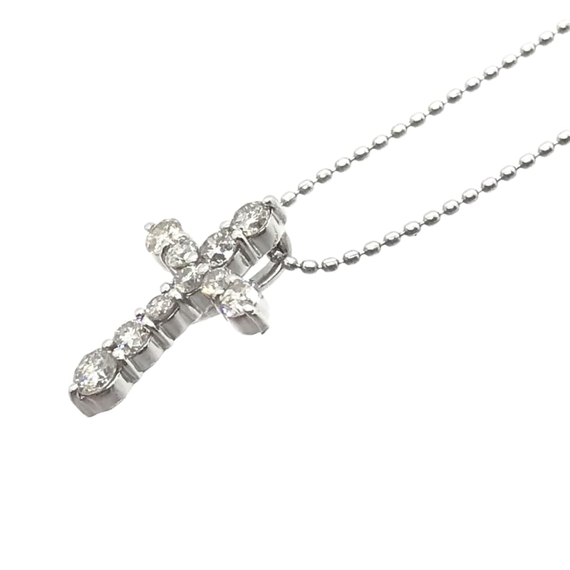 Pt900ダイヤモンドクロスネックレス 0.5ct | yoshidakikinzoku 