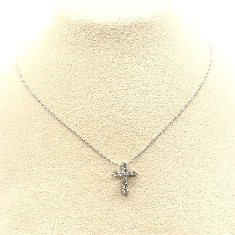 Pt900ダイヤモンドクロスネックレス 0.5ct | yoshidakikinzoku 