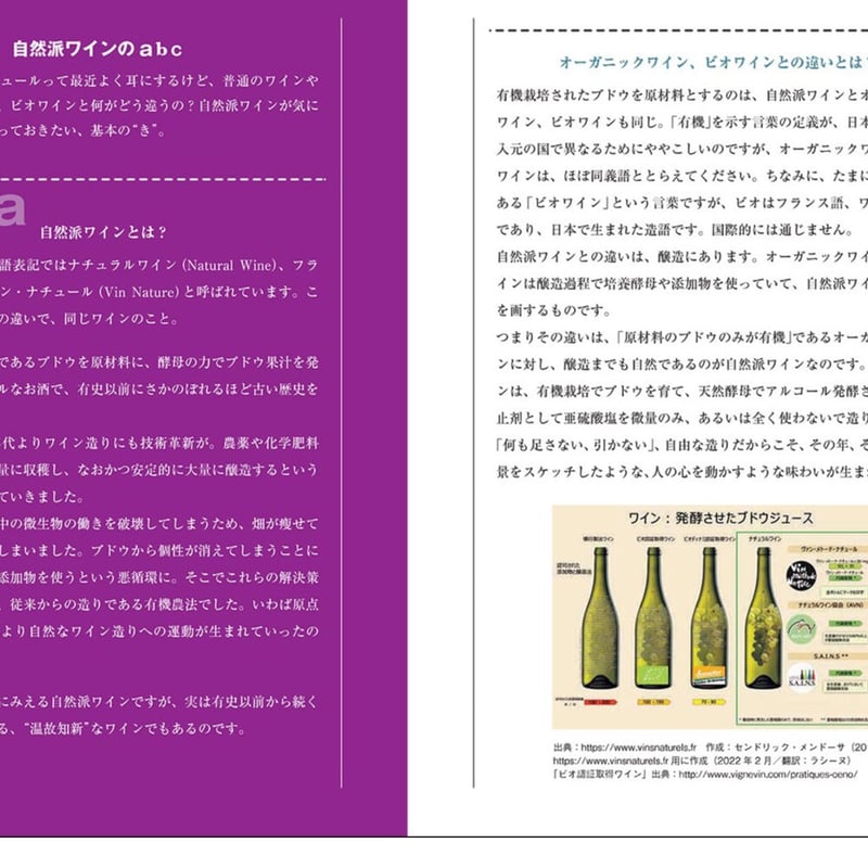 書籍: 自然派ワインをはじめよう ＆ 掲載ワイン2本セット | bulbul