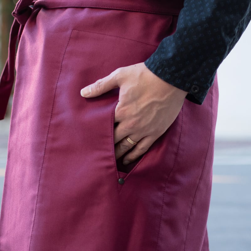 outil ウティ　エプロンワンピース OUTIL ウティ APRON CRAMANS -BEAUJOLAIS/ CITRON- |