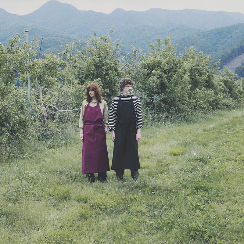 outil ウティ　エプロンワンピース OUTIL ウティ APRON CRAMANS -BEAUJOLAIS/ CITRON- |