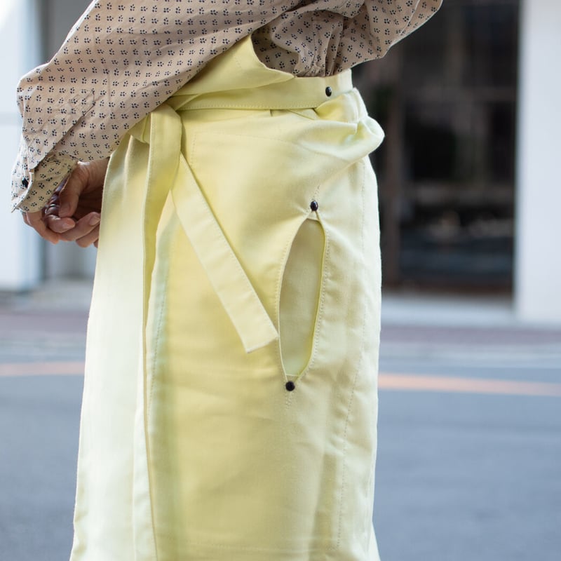 OUTIL ウティ APRON CRAMANS -BEAUJOLAIS/ CITRON- |
