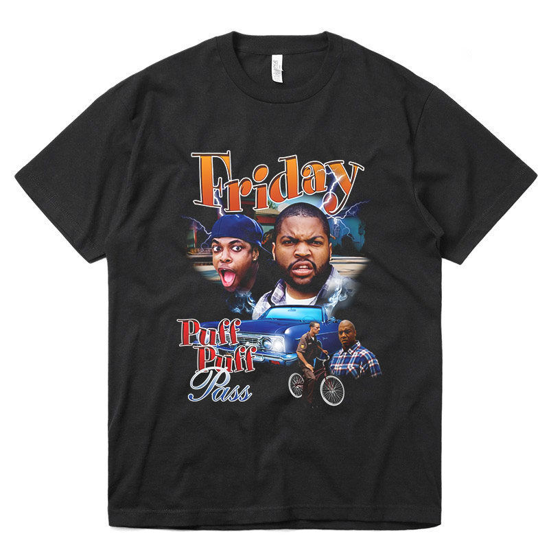 ラップ T ice cube フライデー Tシャツ 映画 ブラックムービー 2pac hip hop black movie rap supreme