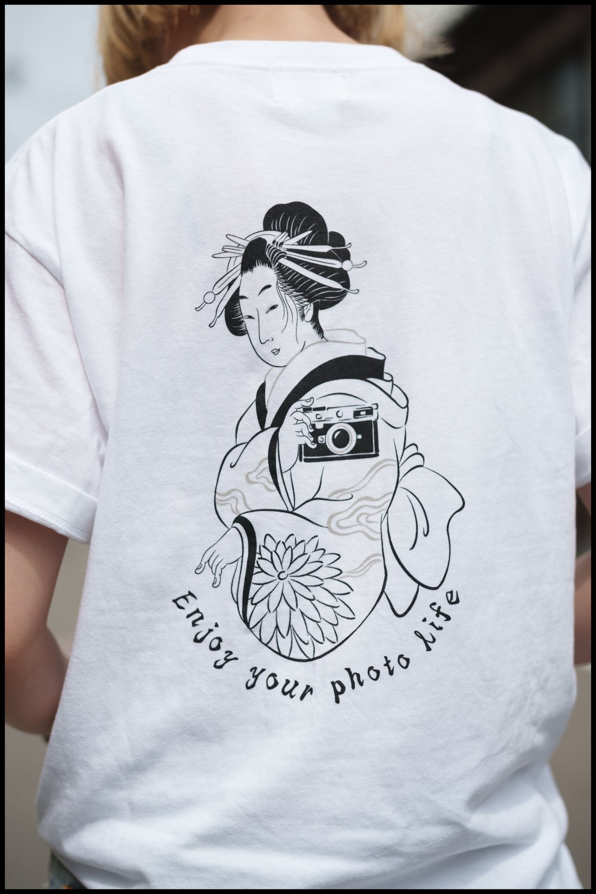 Enjoy your photo Life Tシャツ ホワイト | THE Buddy WE