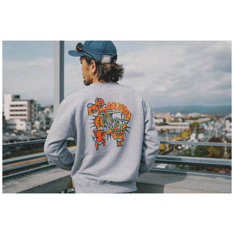 Kyotoboyz photo club スウェットシャツ　ヘザーグレー