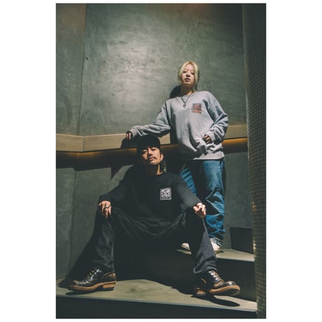 Kyotoboyz photo club スウェットシャツ　ヘザーグレー