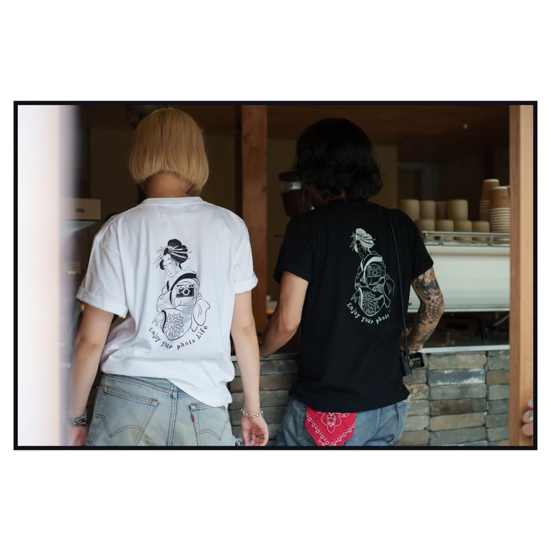 Enjoy your photo Life Tシャツ ホワイト | THE Buddy WE