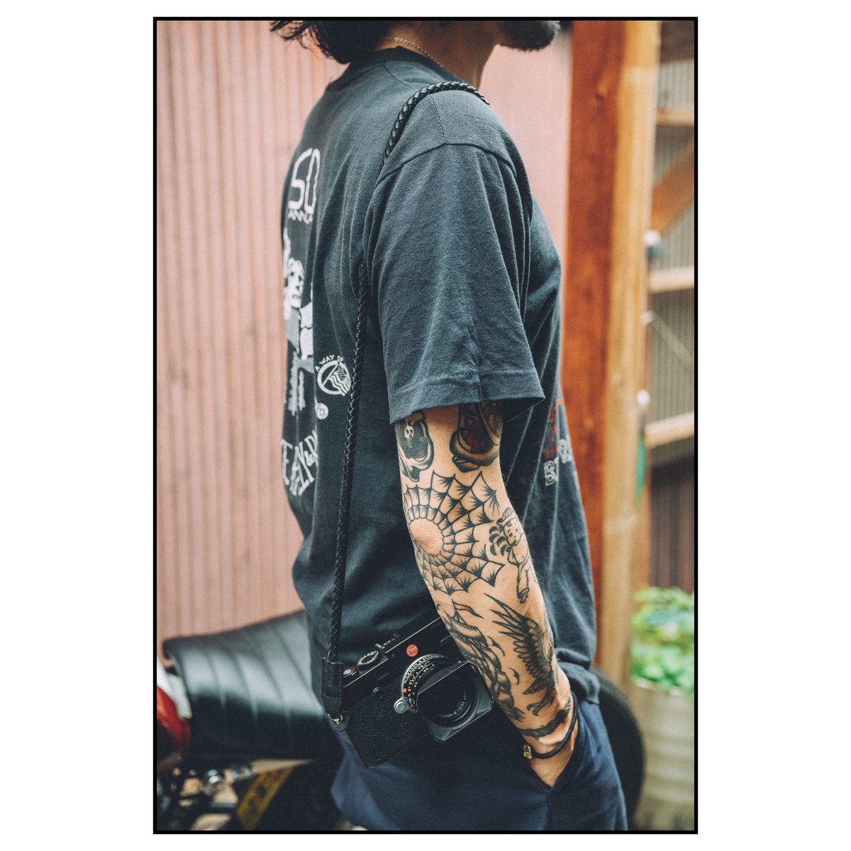 DREAM BOYS  ストラップ 生産終了)kyoto boys original camera strap ブラック | T