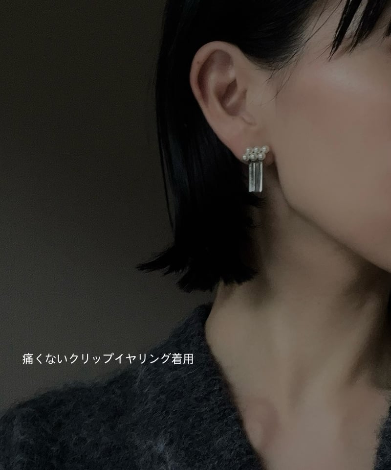 straight-line pearl ピアス/イヤリング | L'ARC/ラルク