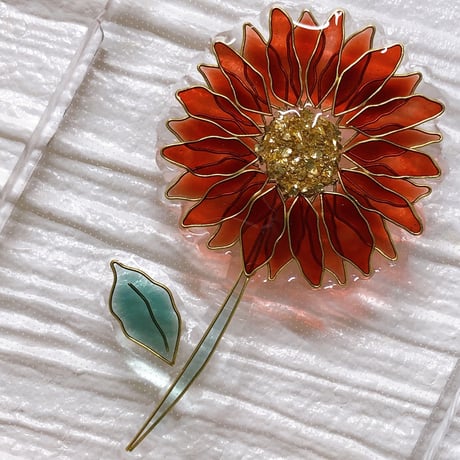 Single Flower -Red-