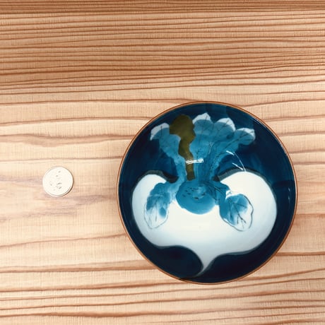 有田焼　内かぶ　茶碗　赤（サイズ：小）　陶器　陶磁器　縁起物　食器　ペア　カップル　家族