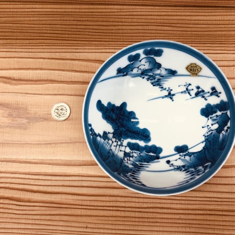 有田焼　山水　茶碗（台丹窯）（サイズ：大）　陶器　陶磁器　縁起物　食器　ペア　カップル
