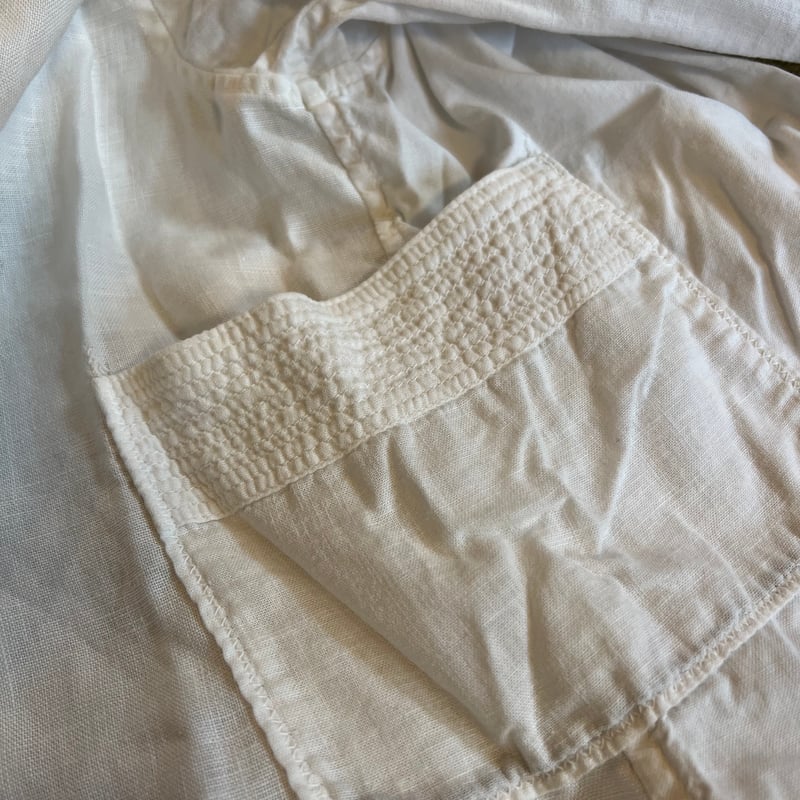 vintage kapital キャピタル whiteカトマンズシャツ 古着 | THIRD