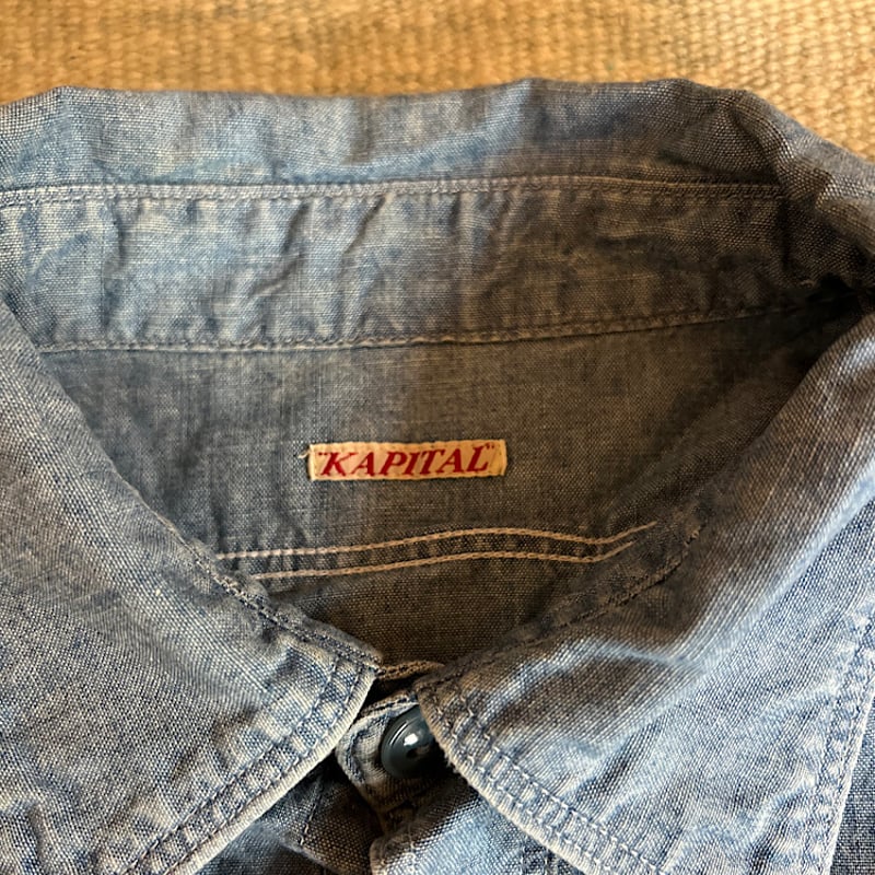 vintage kapital キャピタル シャンブレーハンド刺繍シャツ 古着 | THIR