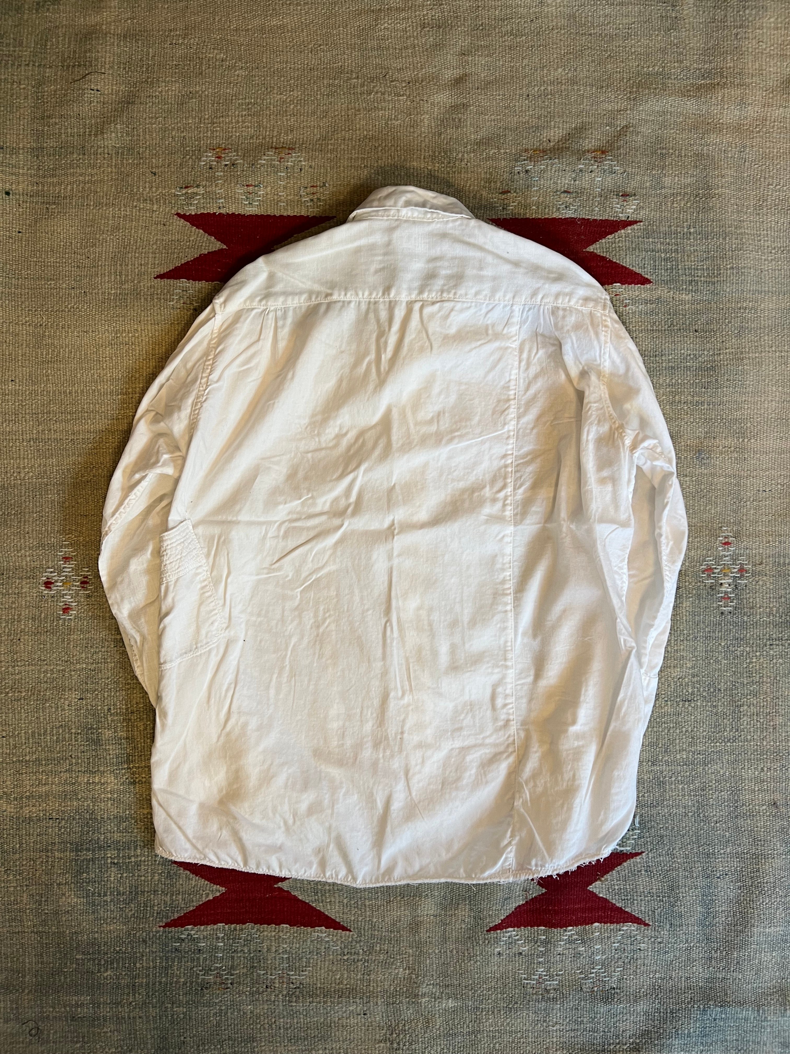 vintage kapital キャピタル whiteカトマンズシャツ 古着 | THIRD