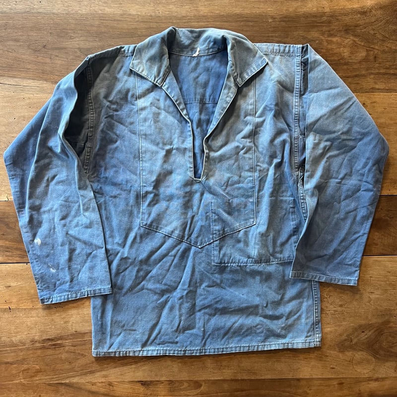50sヴィンテージ フィッシャーマン セーラースモック 1950's French vintage fisherman smock