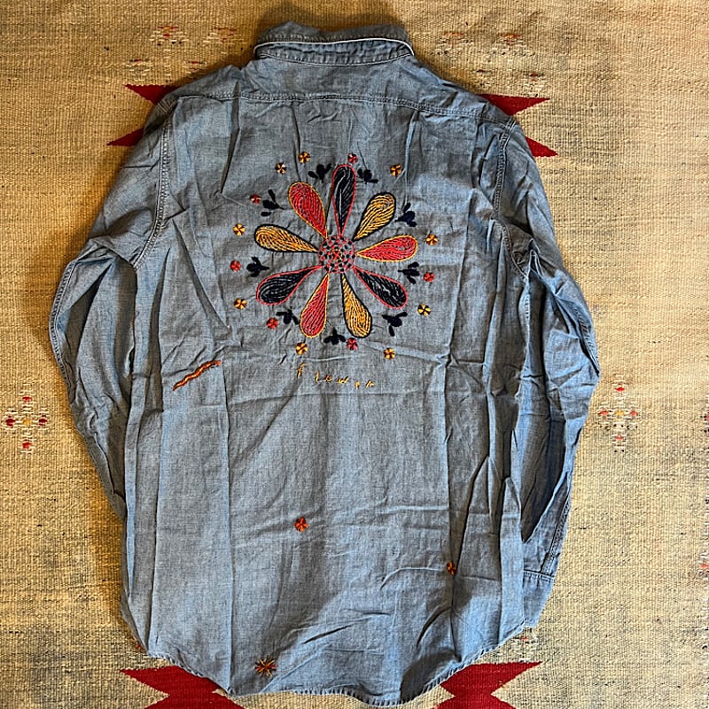 希少 kapital キャピタル 刺繍 シャツ レーヨン サイズL 専用 希少 kapital キャピタル 刺繍 シャツ レーヨン