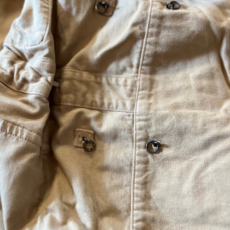 vintage kapital キャピタル 後染めモールスキンリングコート 古着
