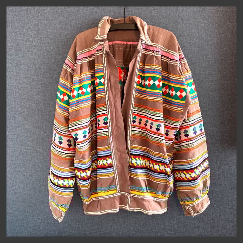 vintage セミノール　パッチワーク　トップス セミノールインディアン SEMINOLE パッチワークシャツ | THIRD