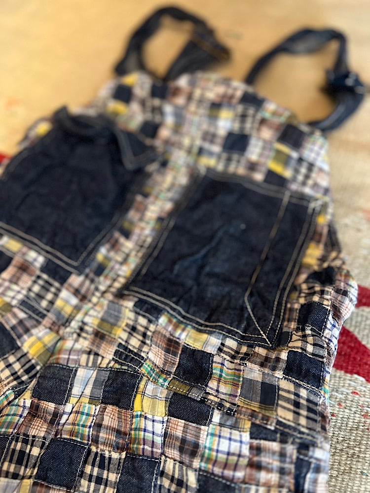 KAPITAL 黄色チェックサロペ retore-kaitori.net/wordpress2018