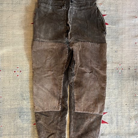 30’s~40’s French vintage corduroy pants コーデュロイパンツ