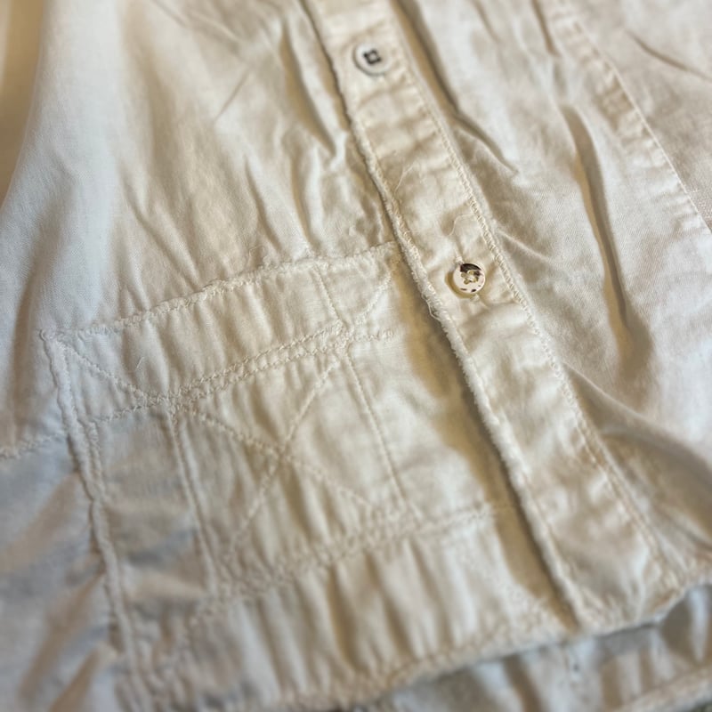 vintage kapital キャピタル whiteカトマンズシャツ 古着 | THIRD