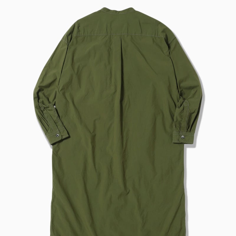 and wander】CORDURA typewriter long shirts (kha