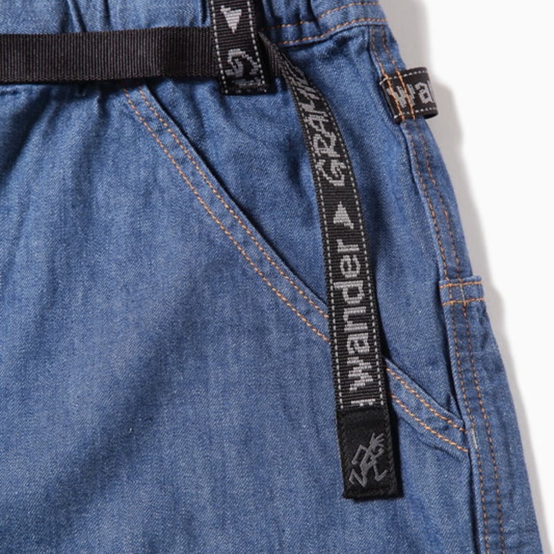 and wander】 gramicci × and wander denim baggy 