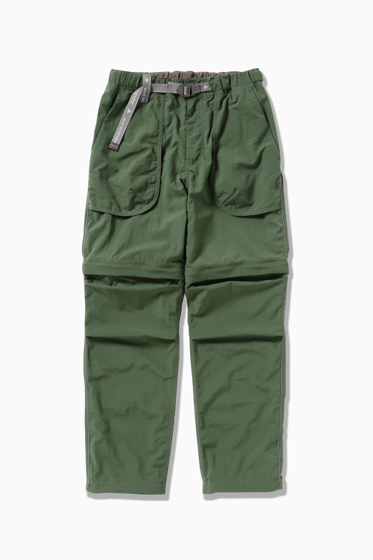 is-ness NEET 2WAY 失せる WIDE PANTS ベージュカーキ