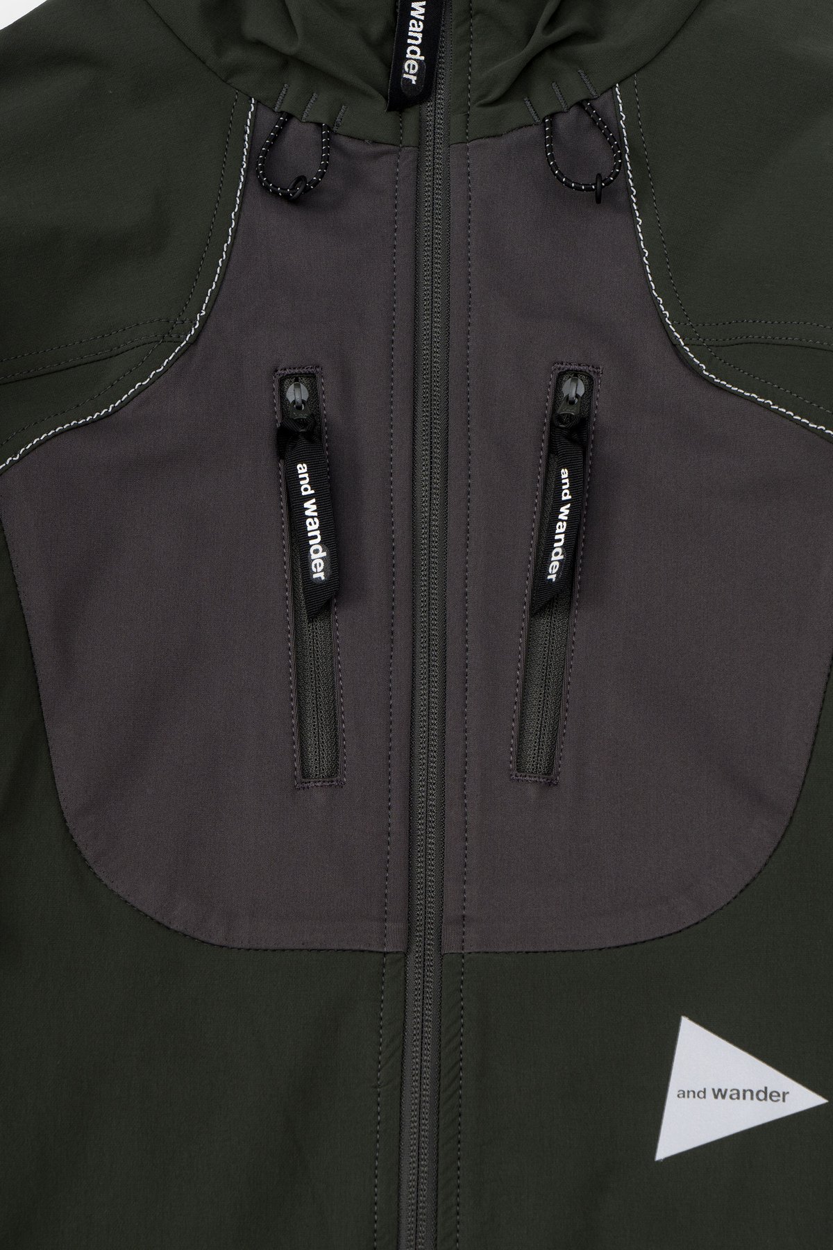 and wander trek jacket 3 アンドワンダー And Wander – Trek Jacket 3 Black